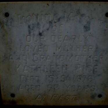 PRICE Kathleen -1976