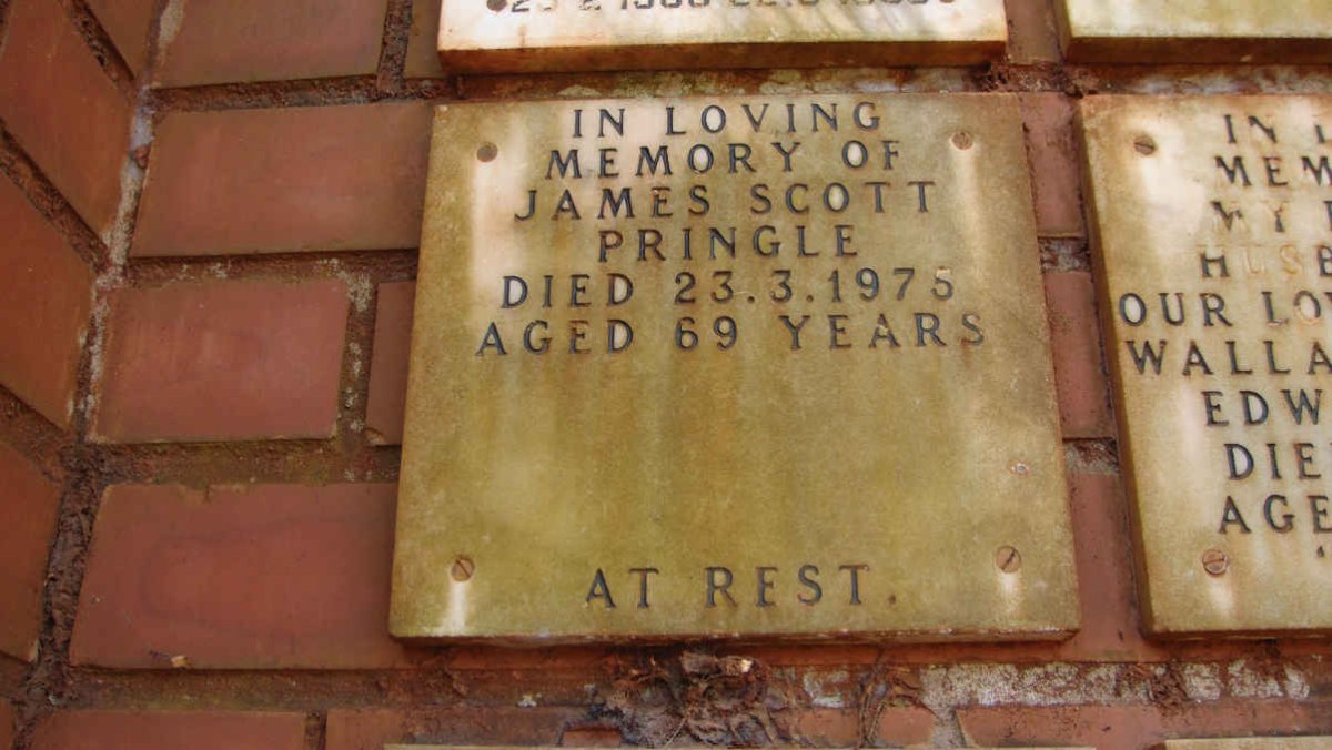 PRINGLE James Scott -1975