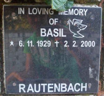 RAUTENBACH Basil 1929-2000