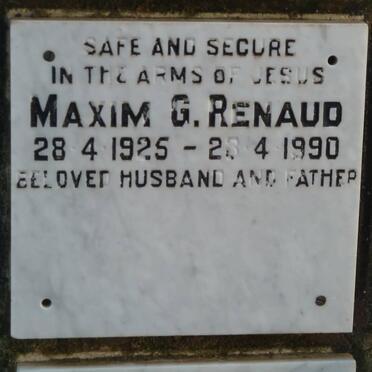 RENAUD Maxim G 1925-1990