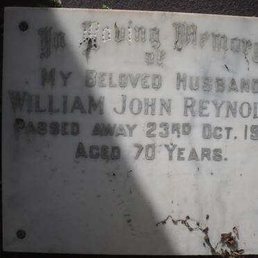 REYNOLDS William John -1967