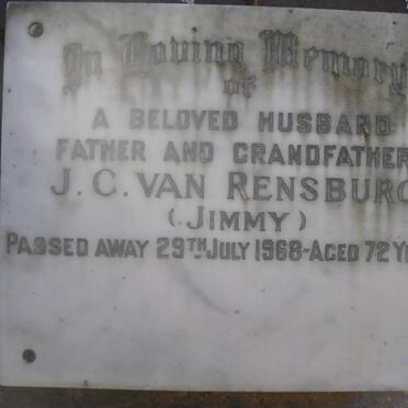 RENSBURG J.C., van -1968