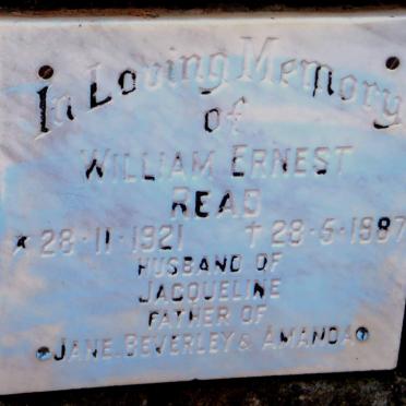 READ William Ernest 1921-1987