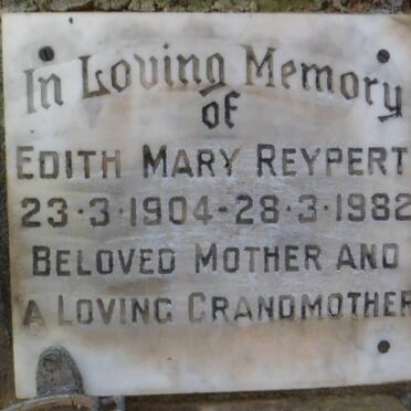 REYPERT Edith Mary 1904-1982