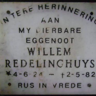REDELINGHUYS Willem 1924-1982