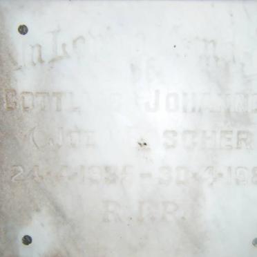 ROSCHER Gottlieb Johannes 1935-1981