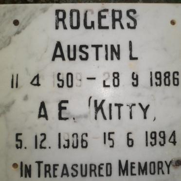 ROGERS Austin L. 1909-1986 &amp; A.E. 1906-1994