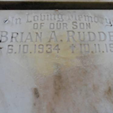 RUDDEN Brian A 1934-1974
