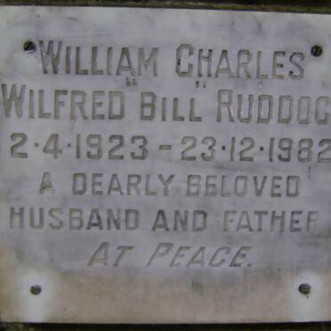 RUDDOCK William Charles Wilfred 1923-1982