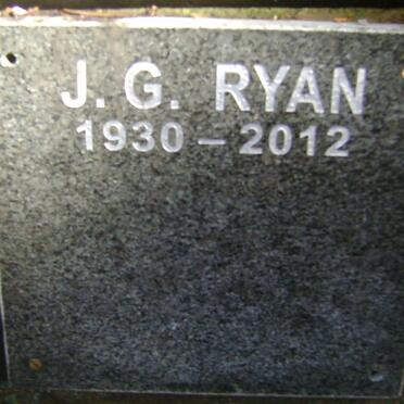 RYAN J.G. 1930-2012