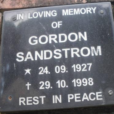 SANDSTROM Gordon 1927-1998