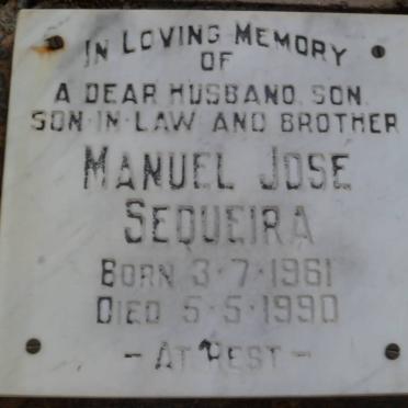 SEQUEIRA Manuel Jose 1961-1990