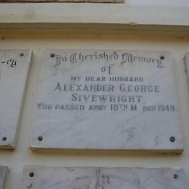 SIVEWRIGHT Alexander George -1949