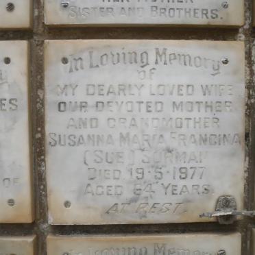 SORMAN Susanna Maria Francina -1977