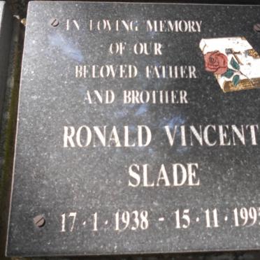 SLADE Ronald Vincent 1938-1995