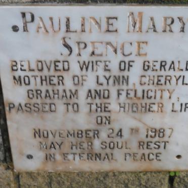 SPENCE Pauline Mary -1987