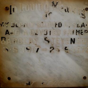 STEVENSON Barclay 1917-1979