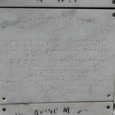 STEPHENSON Percy Broughton -1975