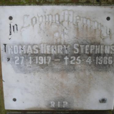 STEPHENS Thomas Henry 1917-1986