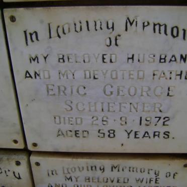 SCHIEFNER Eric George -1972