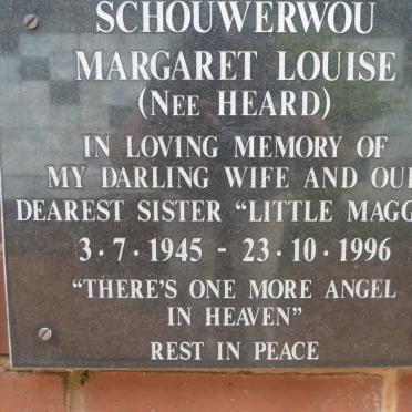 SCHOUWERWOU Margaret Louise nee HEARD 1945-1996
