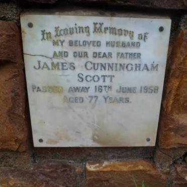 SCOTT James Cunningham -1958