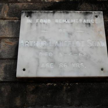 SHAW Arthur Lancelot -1962