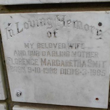 SMIT Florence Margaretha 1908-1985