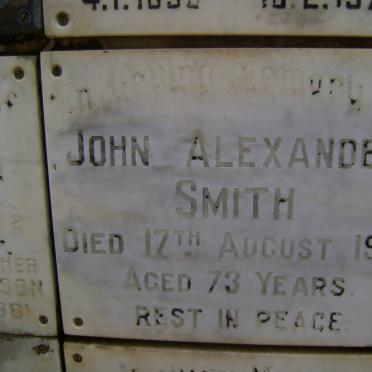 SMITH John Alexander -1972