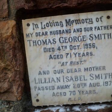 SMITH Thomas George -1956 &amp; Lillian Isabel -1971