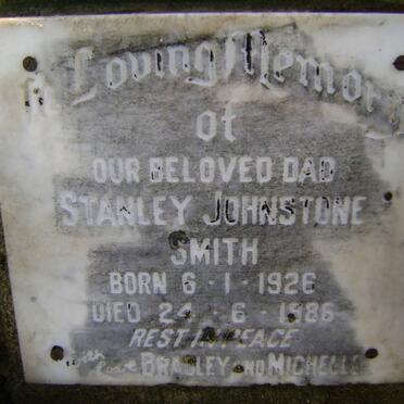SMITH Stanley Johnstone 1926-1986
