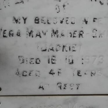 SMITH Vera May, Maher -1973