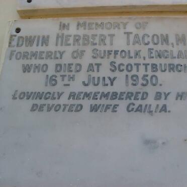 TACON Edwin Herbert -1950