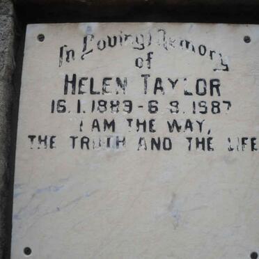 TAYLOR Helen 1889-1987