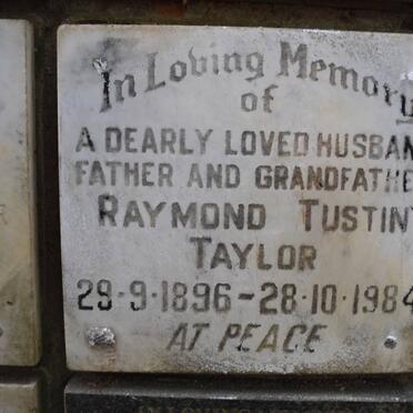 TAYLOR Raymond Tustin 1896-1984