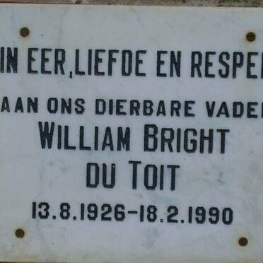 TOIT William Bright, du 1926-1990