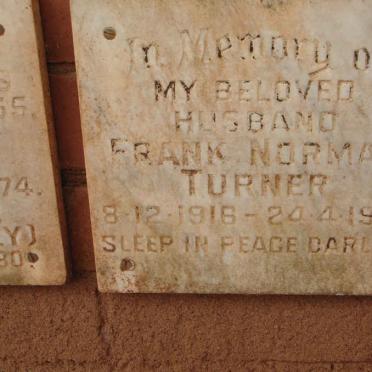 TURNER Frank Norman 1916-1980