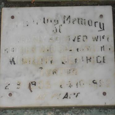 TURTON Winilove Beatrice 1905-1982