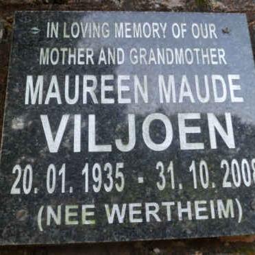 VILJOEN Maureen Maude 1935-2008