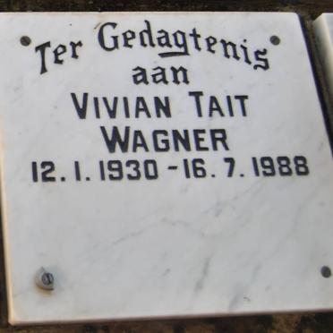WAGNER Vivian Tait 1930-1988