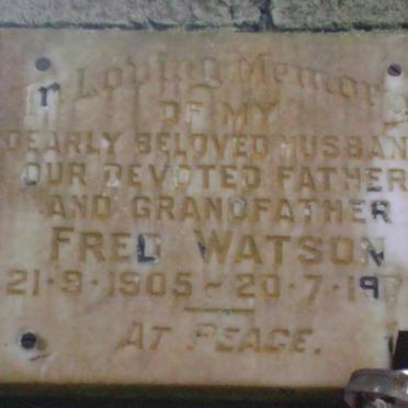 WATSON Fred 1905-1979