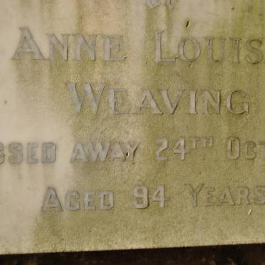 WEAVING Anne Louisa -1955