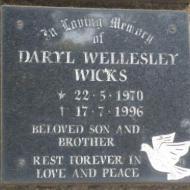 WICKS Daryl Wellesley 1970-1996