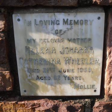 WHEELER Helena Johanna Catherina -1959