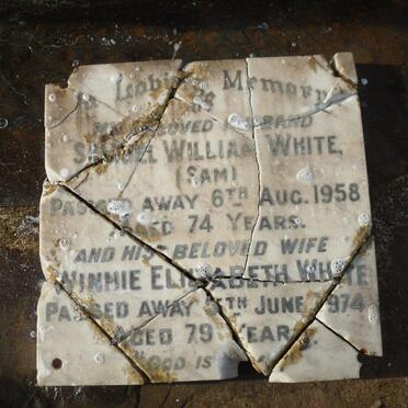 WHITE Samuel William -1958 &amp; Winnie Elizabeth -1974