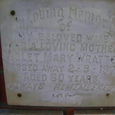 WRATTEN Violet Mary -1973