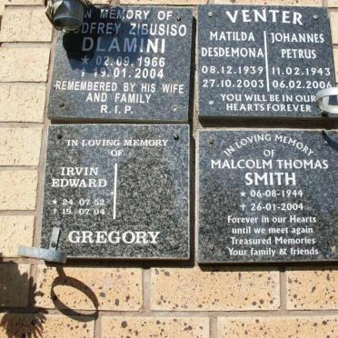 DLAMINI :: GREGORY :: SMITH :: VENTER