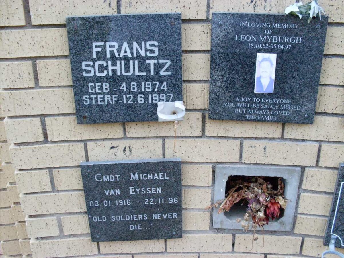 SCHULTZ :: MYBURGH :: VAN EYSSEN