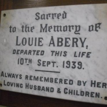 ABERY Louie -1939
