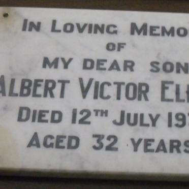 ELFORD Albert Victor -1939